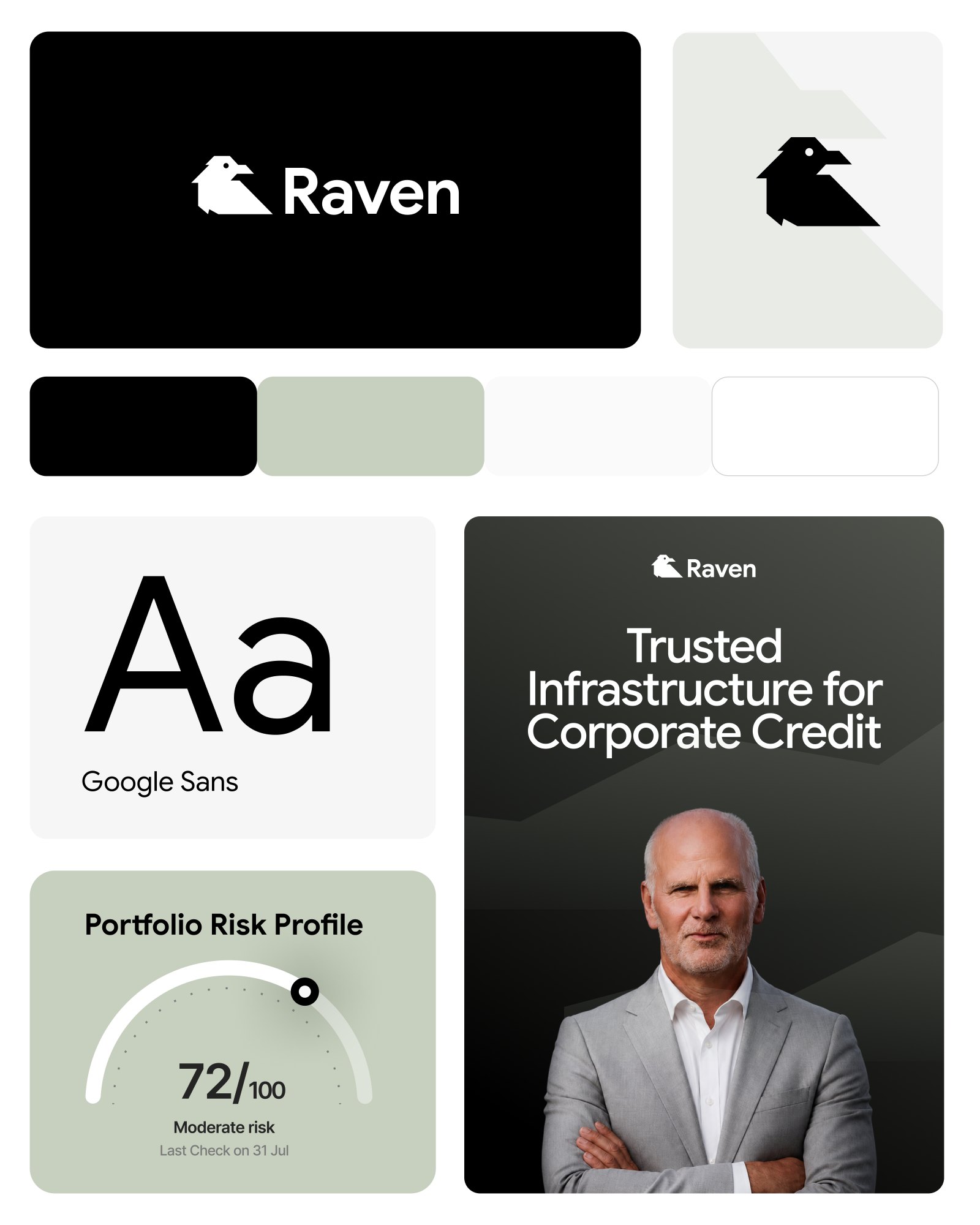 Raven brand identity by Uprising