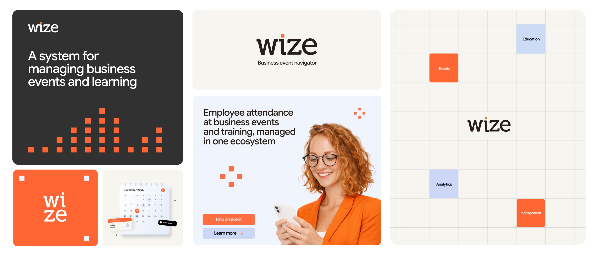 Wize brand identity by Uprising